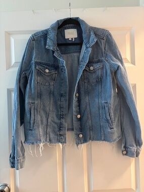 Paige Rowan Raw Hem Cropped Denim